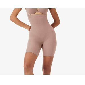 NEW!  SPANX Higher Power Shaper Short, Cafe Au Lait, Size XL